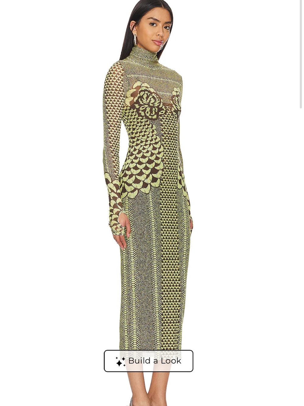 REVOLVE AFRM Shailene Dress in Butter Petals - Picture 2 of 7